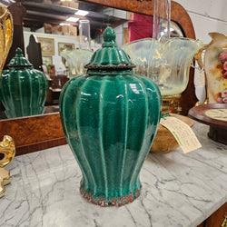 Vintage Ceramic Green Ginger Jar | Antique & Vintage | Moonee Ponds Antiques | Australia Wide Delivery