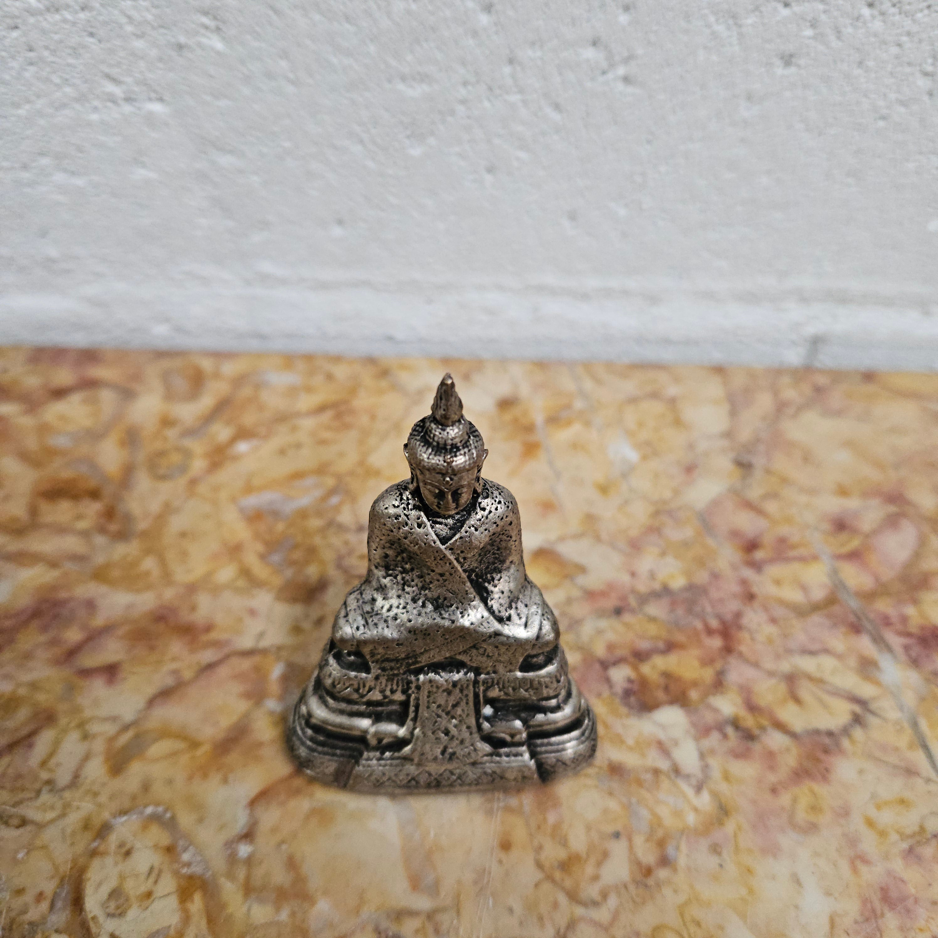 Vintage Silver Bhudda Thailand | Antique & Vintage | Moonee Ponds Antiques | Australia Wide Delivery