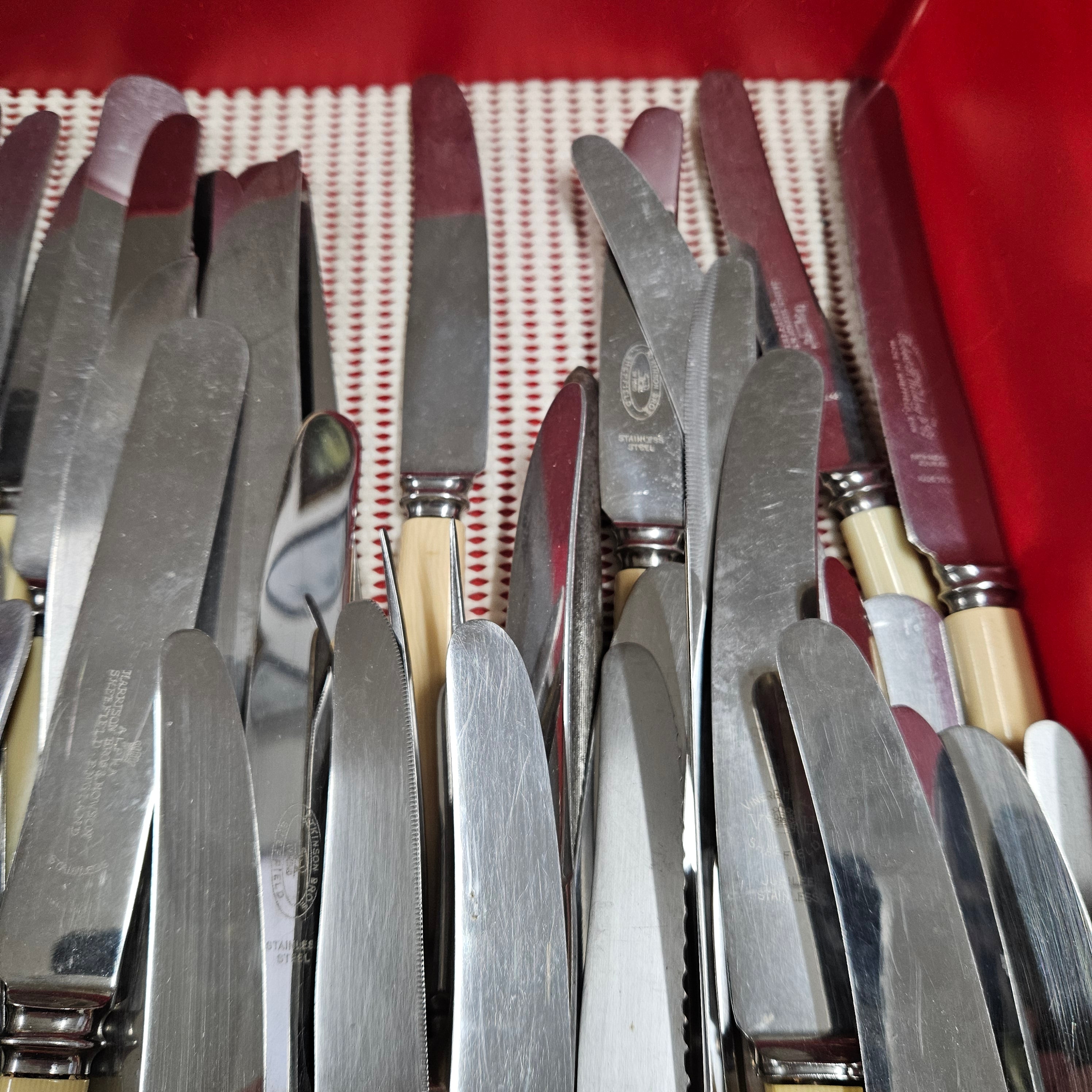 Assorted Vintage Stainless Steel Knives Sold Separately