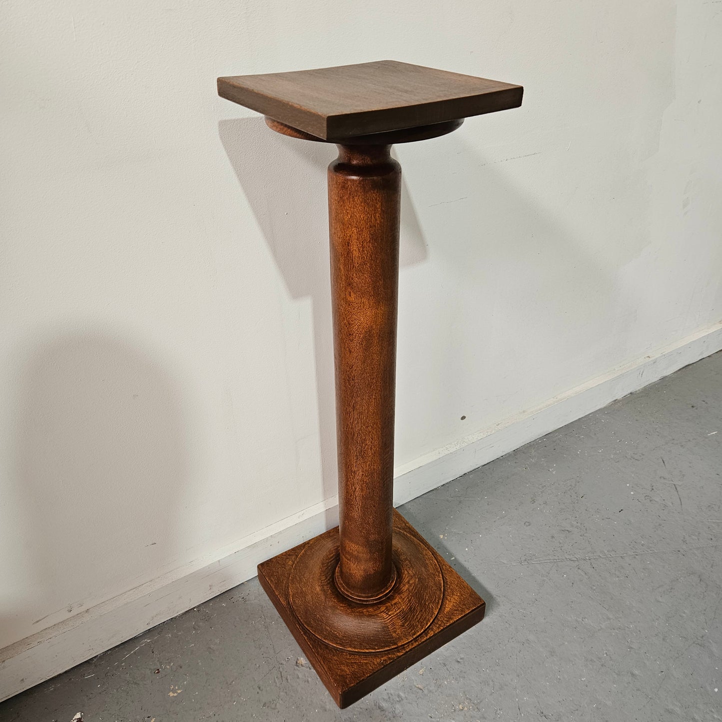 Edwardian Oak Pedestal