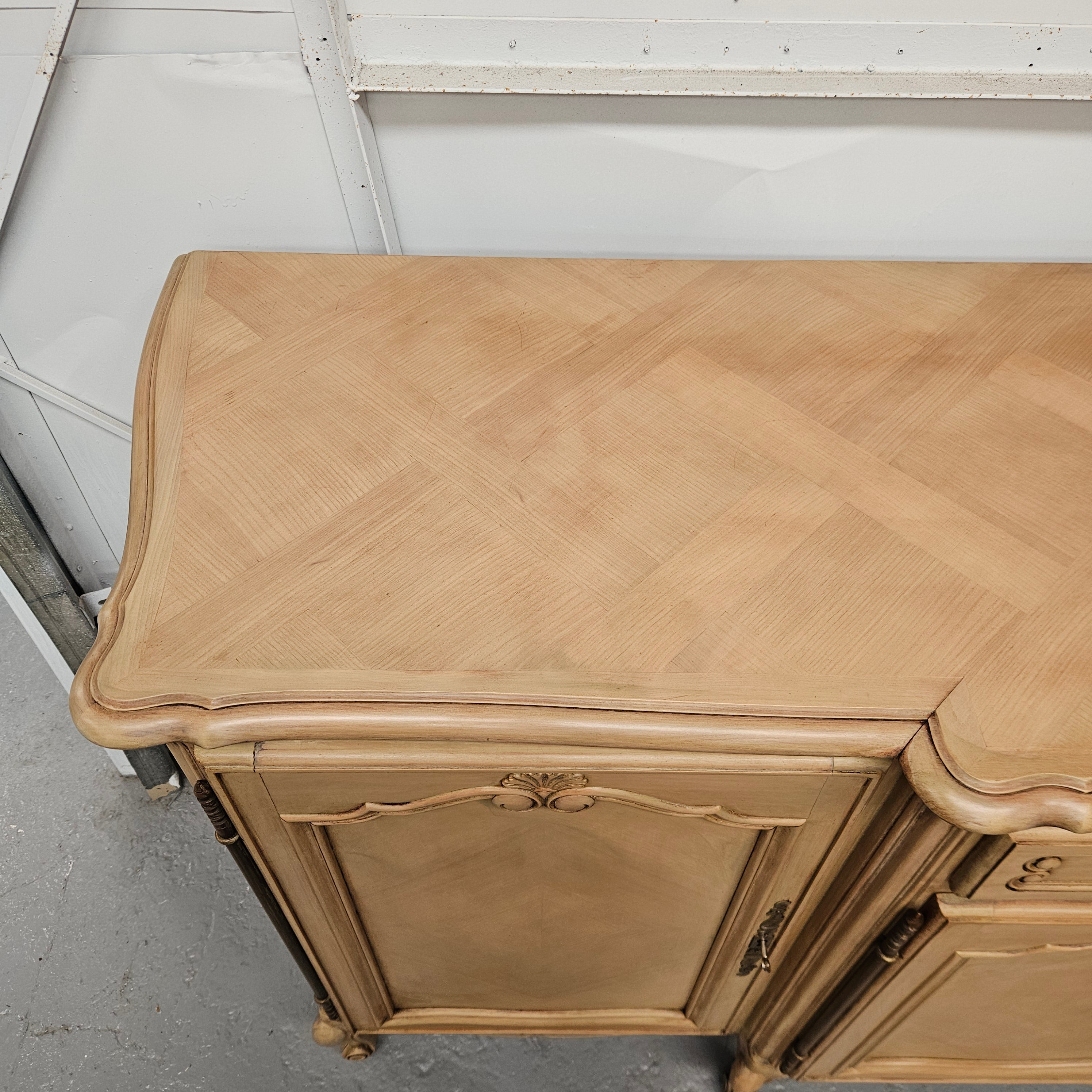 French Parquetry Large Sideboard | Antique & Vintage | Moonee Ponds Antiques | Australia Wide Delivery