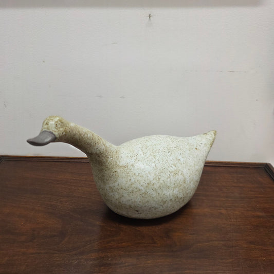 Vintage Art Pottery Bird Statue