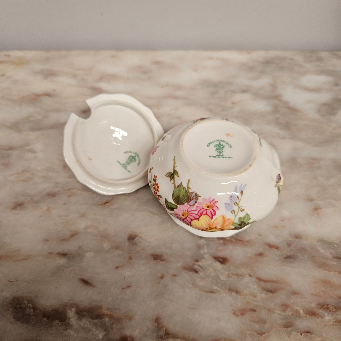 Vintage Royal Crown Derby Mustard Pot