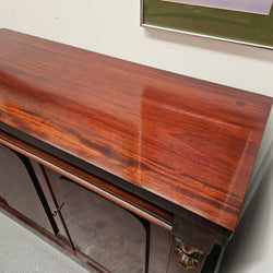 Solid Mahogany Two Door Cabinet With Drawer | Antique & Vintage | Moonee Ponds Antiques | Australia Wide Delivery
