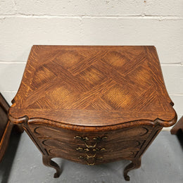 Louis XV Style French Oak Single Bedside