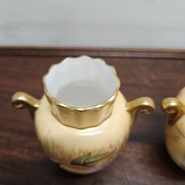 Pair of Aynsley Miniature Vases