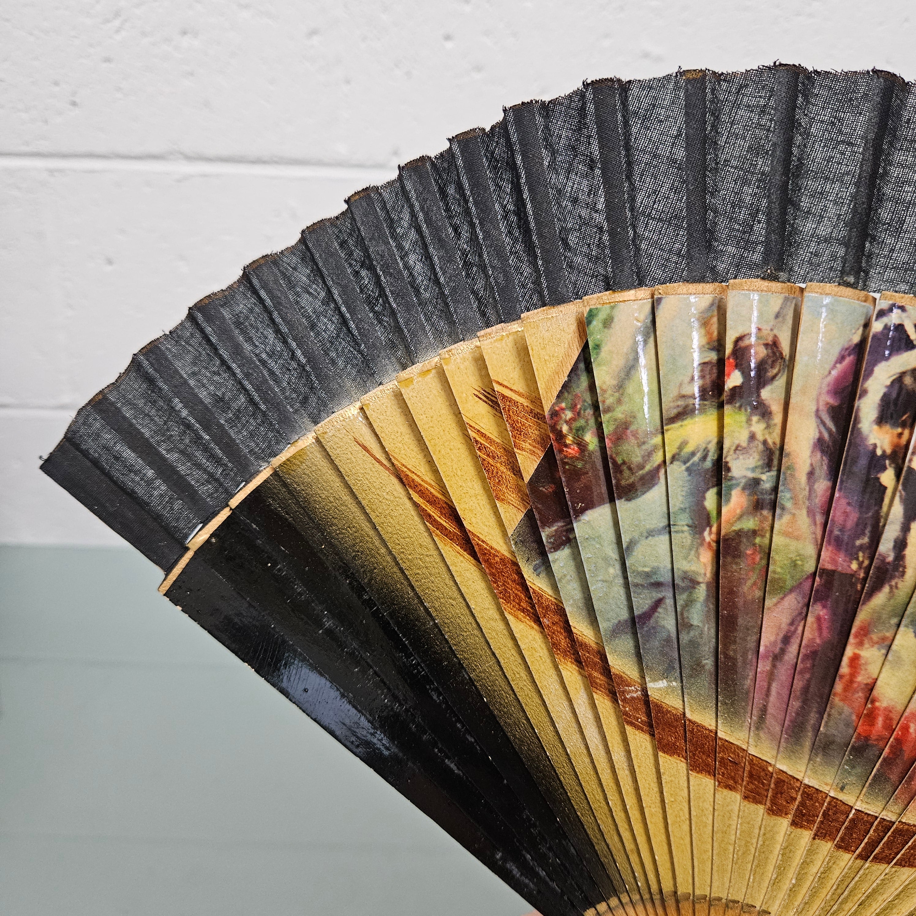 Vintage Fan Showing Spanish Dancers | Antique & Vintage | Moonee Ponds Antiques | Australia Wide Delivery