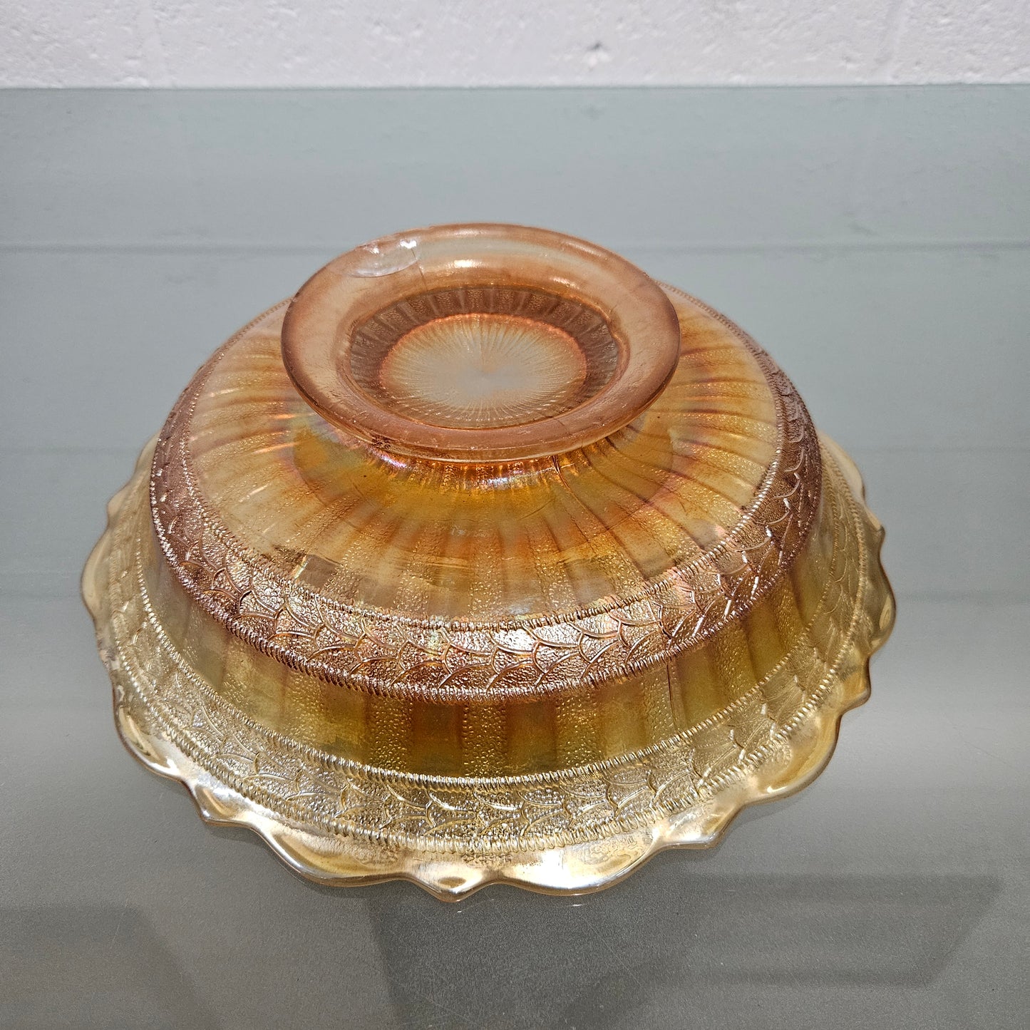 Fenton Carnival Glass Antique Bowl