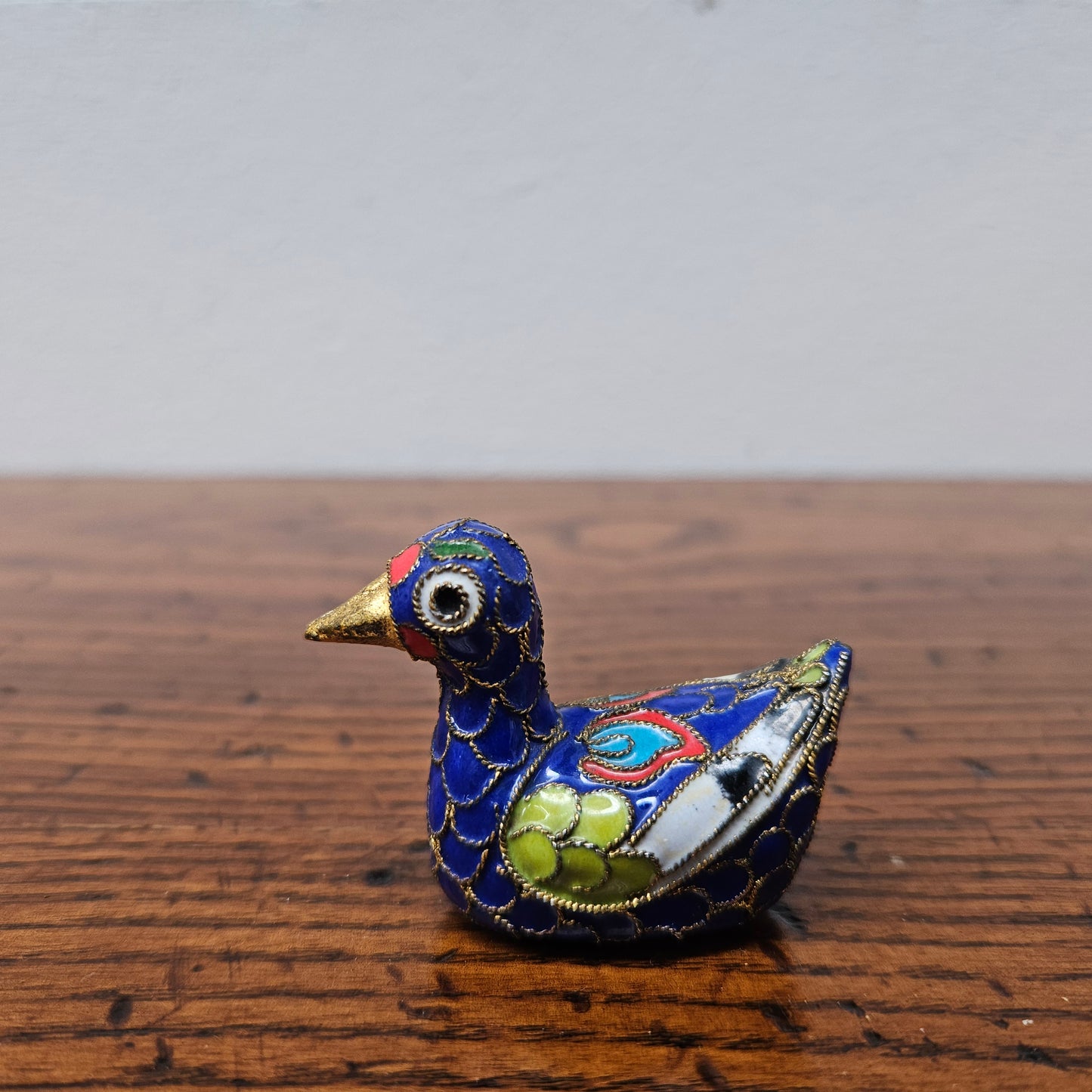 Vintage Cloisonne Duck