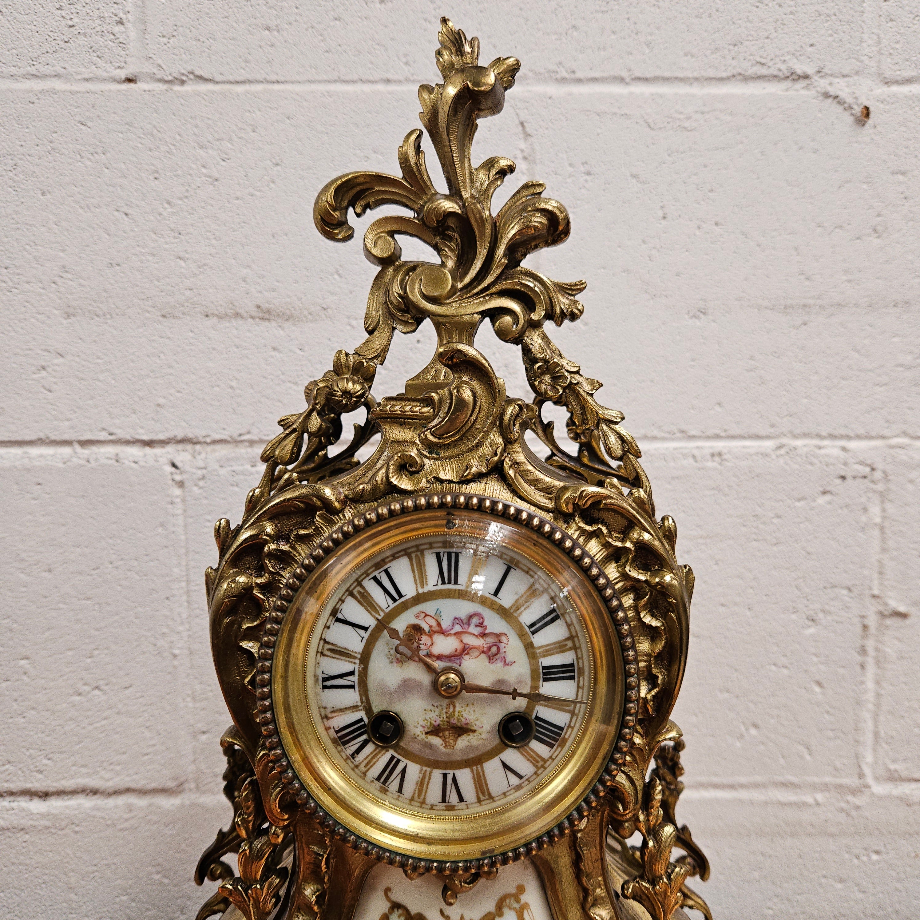 Louis XV Style French Mantle Clock | Antique & Vintage | Moonee Ponds Antiques | Australia Wide Delivery