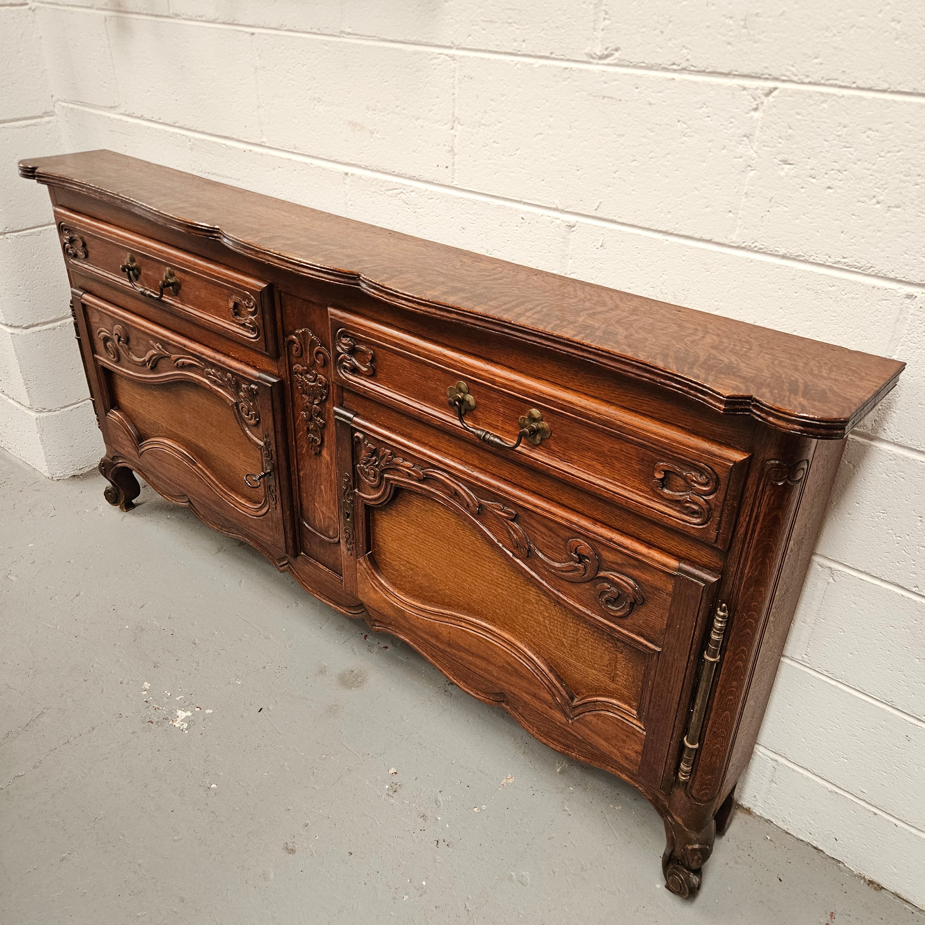 Louis XVth Style Custom Narrow Side Cabinet/Sideboard | Antique & Vintage | Moonee Ponds Antiques | Australia Wide