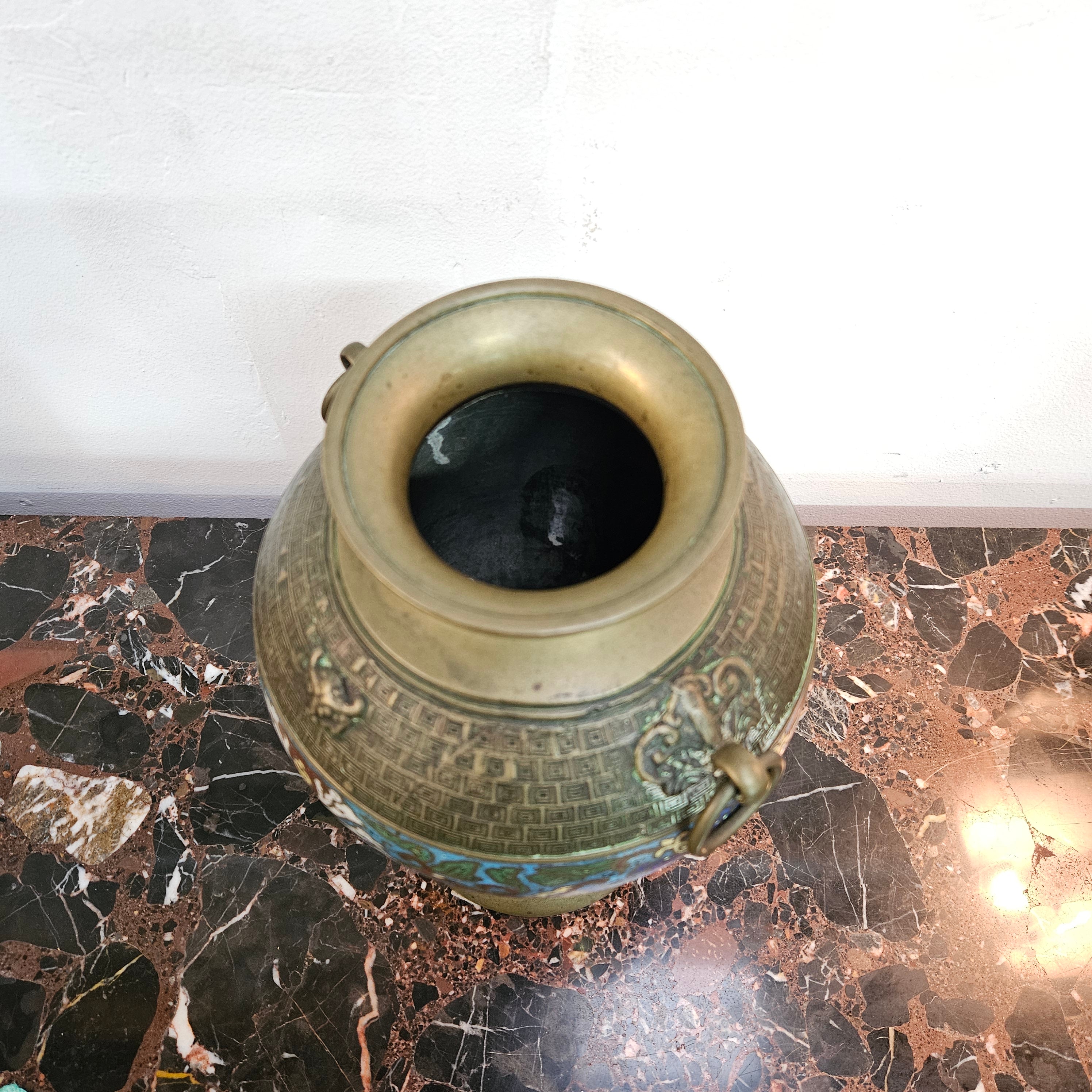 Unusual 19th Century Cloisonné Vase | Antique & Vintage | Moonee Ponds Antiques | Australia Wide Delivery