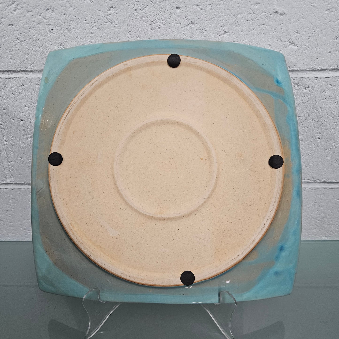 Decorative Hand Painted Pottery Dish