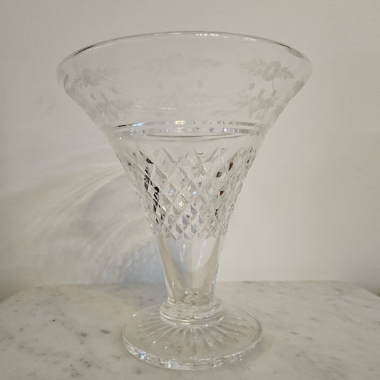 Antique Stuart Crystal Vase