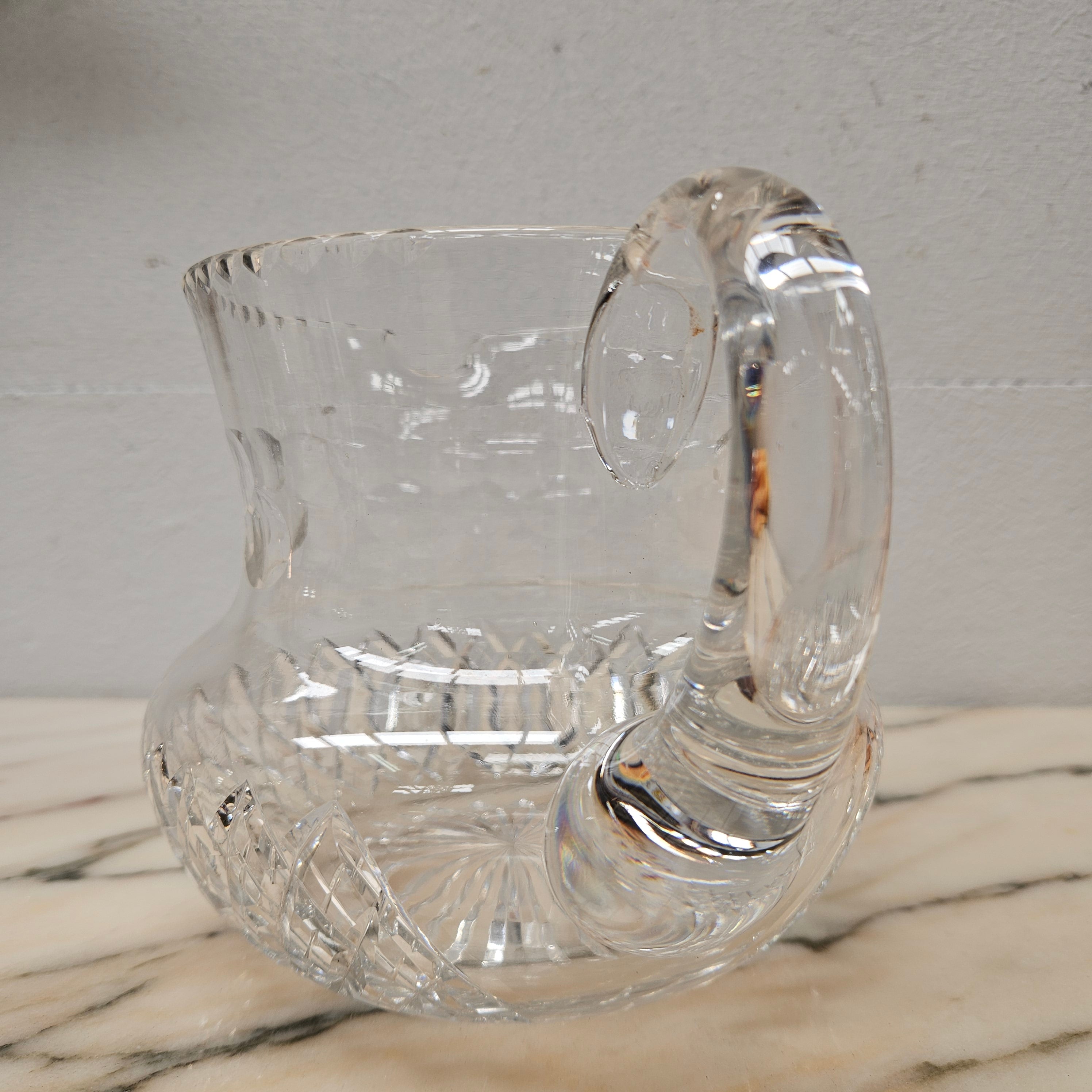 Large Vintage Hand Cut Crystal Jug | Antique & Vintage | Moonee Ponds Antiques | Australia Wide