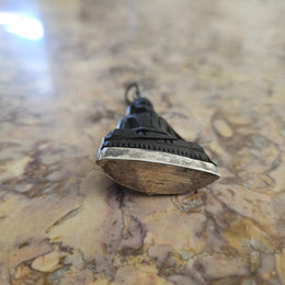 Vintage Carved Wooden Miniature Buddha