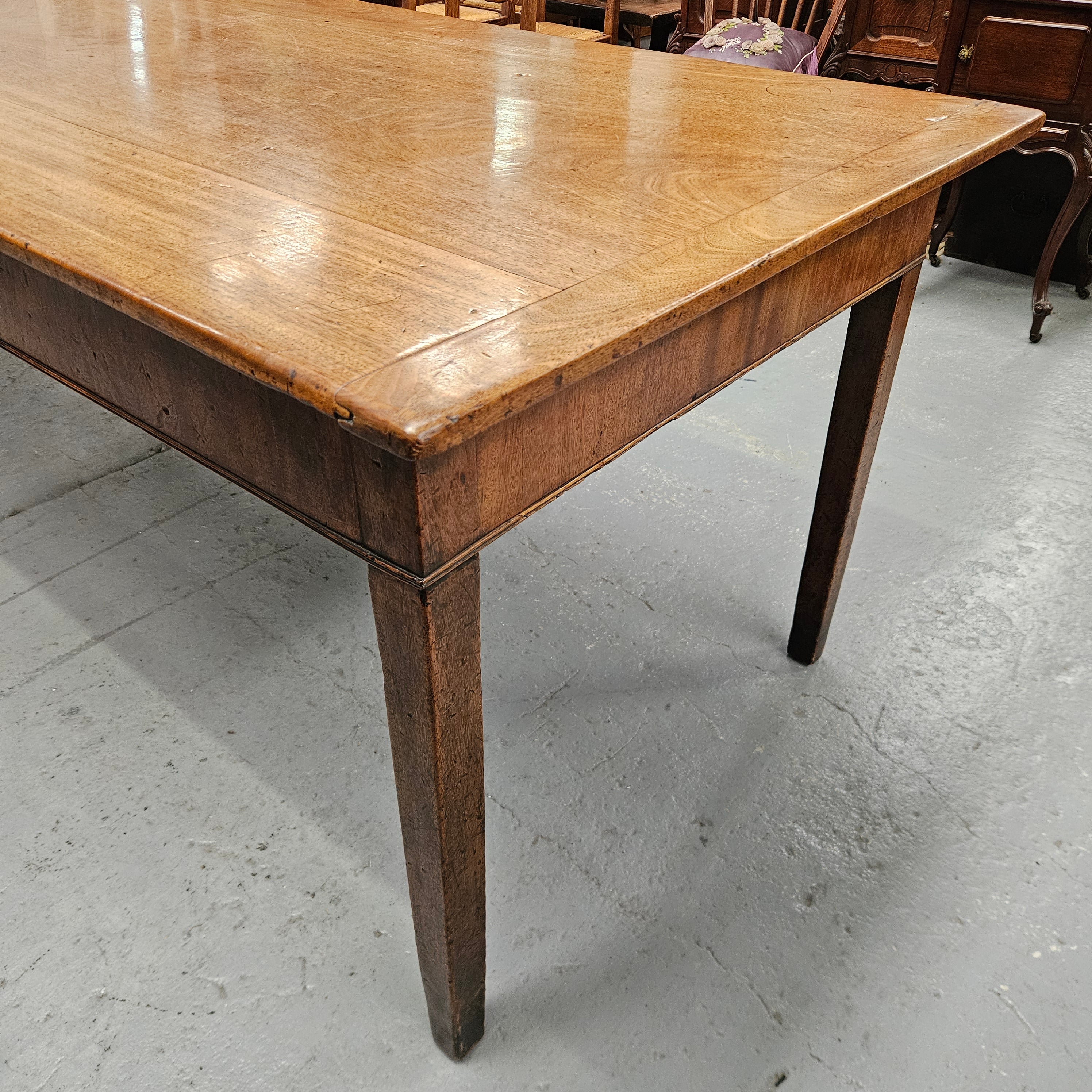 Rare Mahogany French Farmhouse Style Table C1780