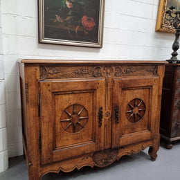 Rare French Antique 18th Century Walnut Cupboard