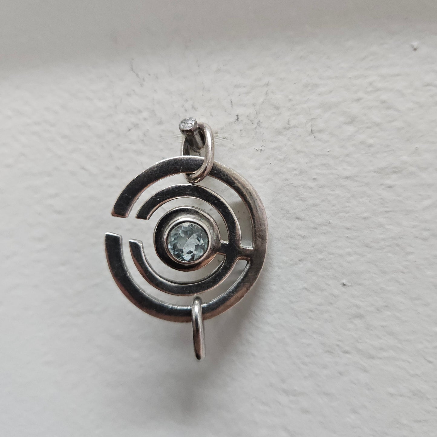 Sterling Silver Scandinavian Design Pendant