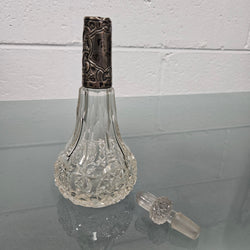 Edwardian Silver Collared Perfume Bottle | Antique & Vintage | Moonee Ponds Antiques | Australia Wide Delivery