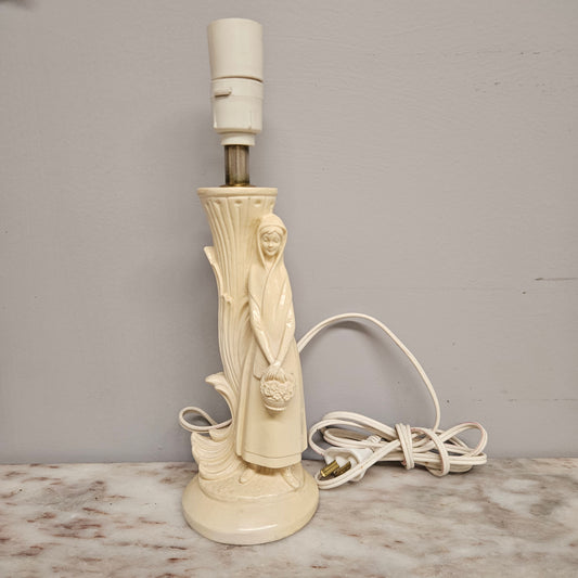 Vintage Table/Desk Lady Figure Lamp