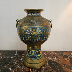Unusual 19th Century Cloisonné Vase | Antique & Vintage | Moonee Ponds Antiques | Australia Wide Delivery