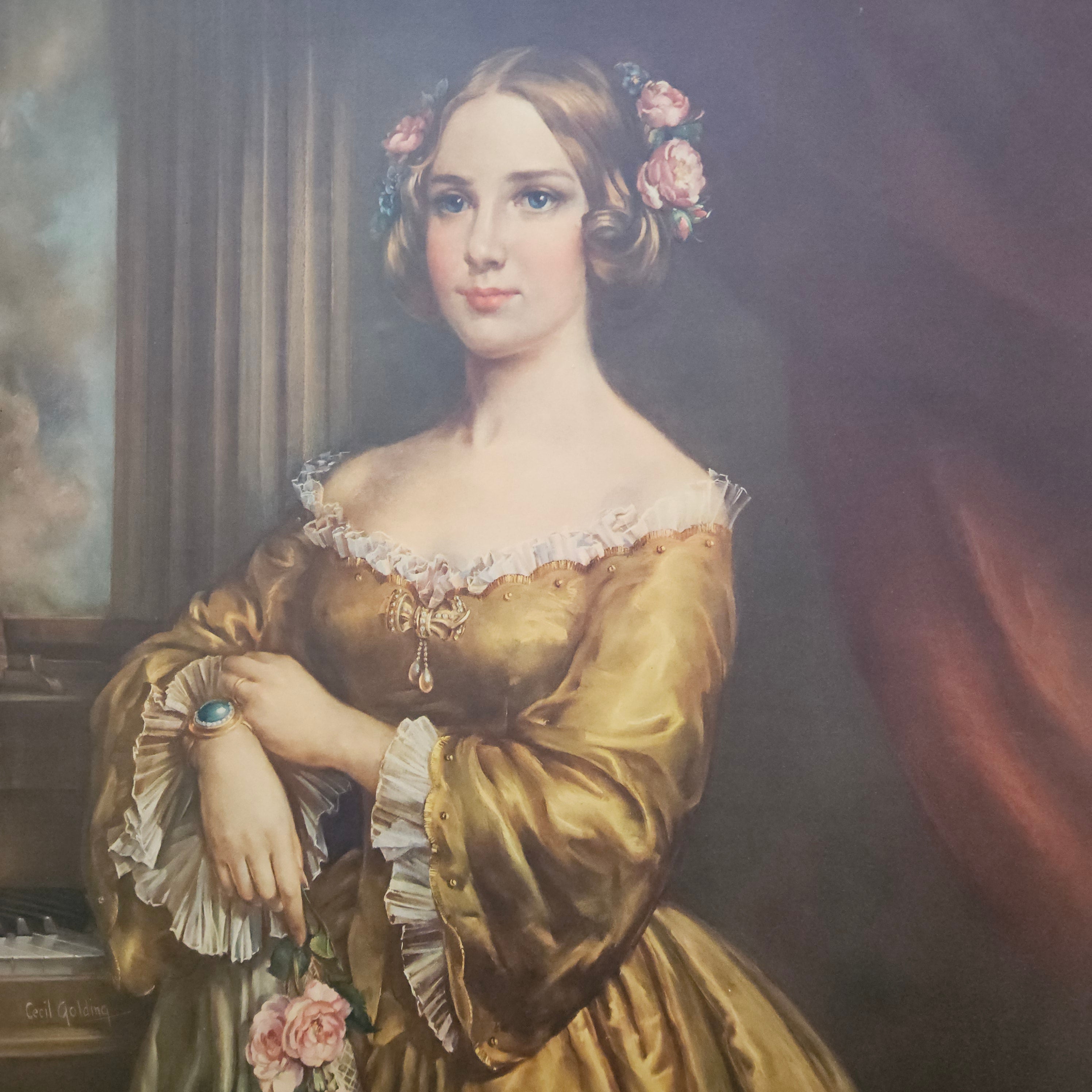 Decorative Cecil Golding Framed Print | Antique & Vintage | Moonee Ponds Antiques | Australia Wide Delivery