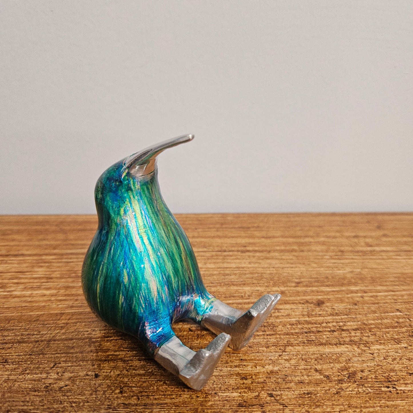 Cast Aluminum & Enamel Kiwi Bird