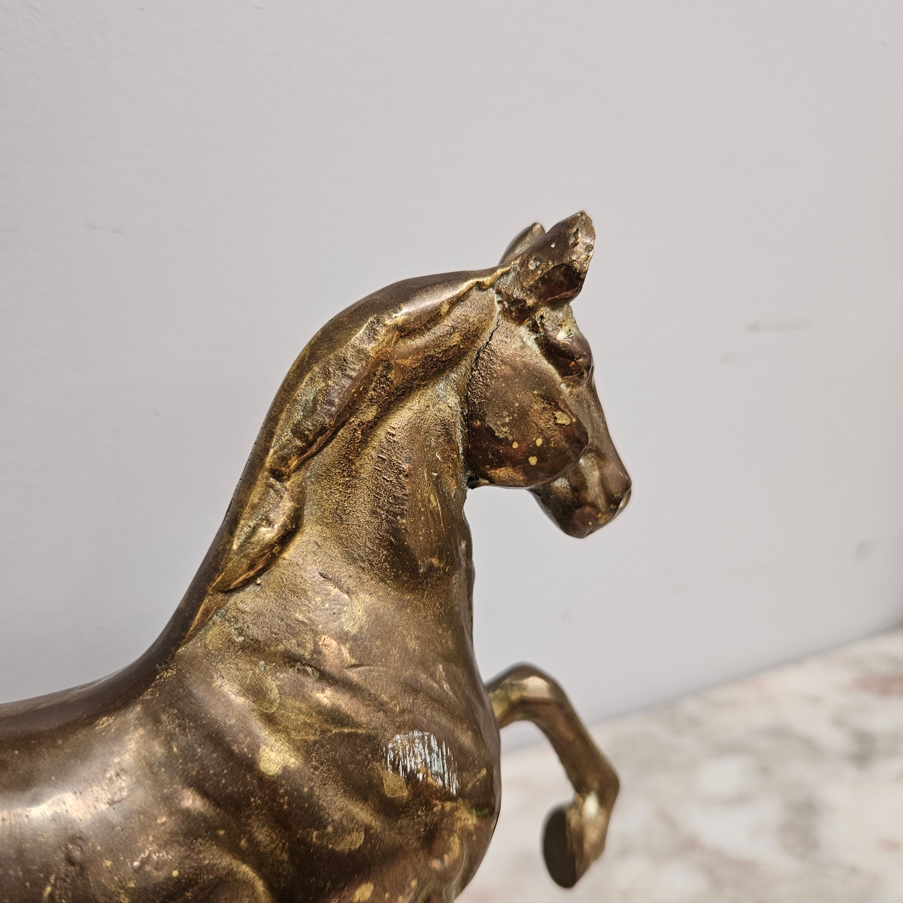 Vintage Bronze Prancing Horse | Antique & Vintage | Moonee Ponds Antiques | Australia Wide Delivery
