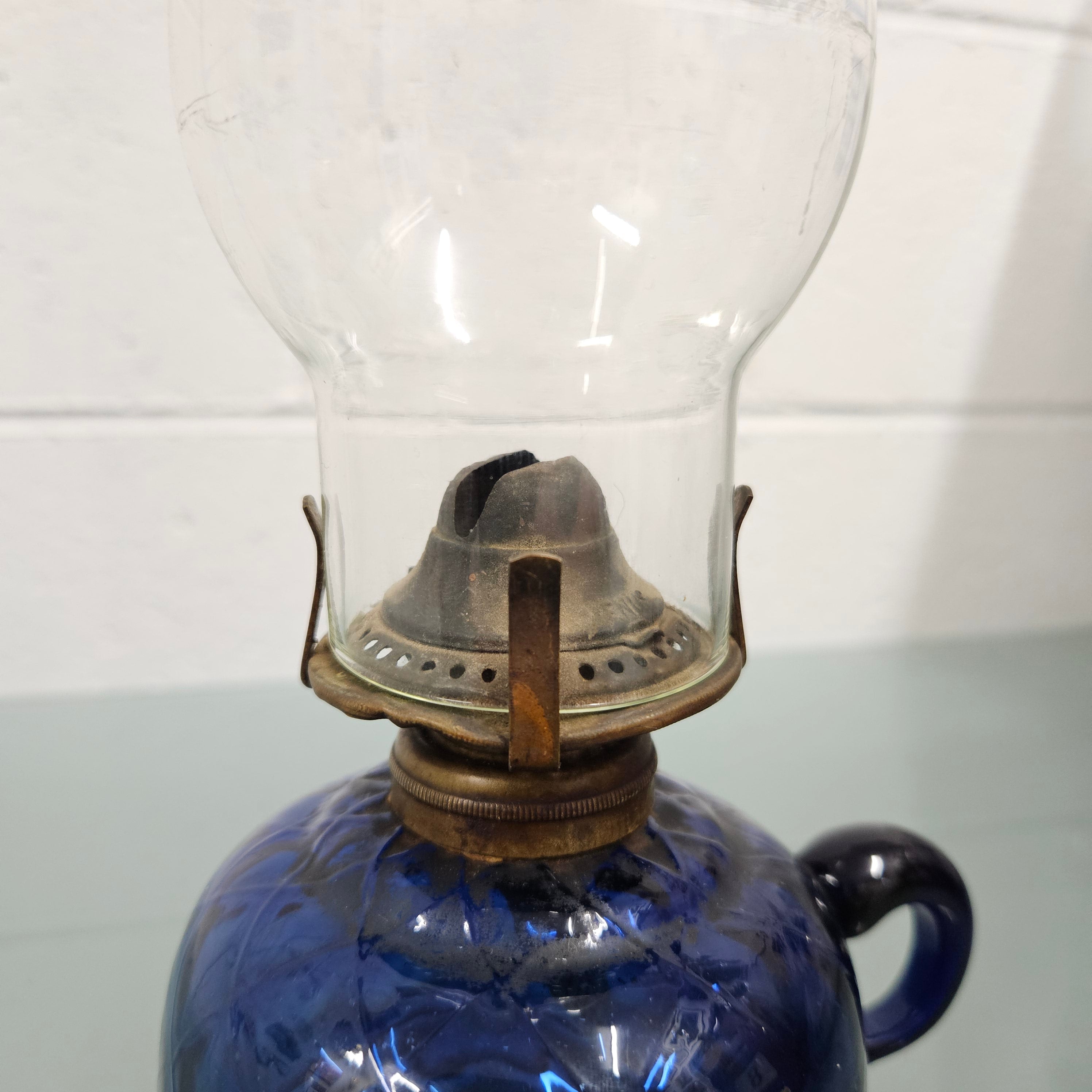 Antique Bristol Glass Finger Lamp | Antique & Vintage | Moonee Ponds Antiques | Australia Wide Delivery