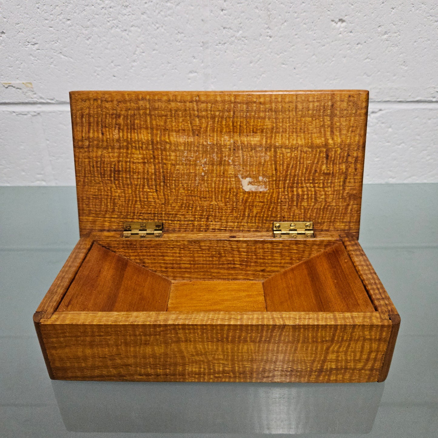 Vintage Tiger Maple Box