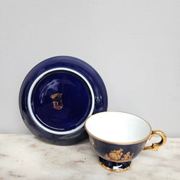Vintage Limoges Miniature Cup & Sauce