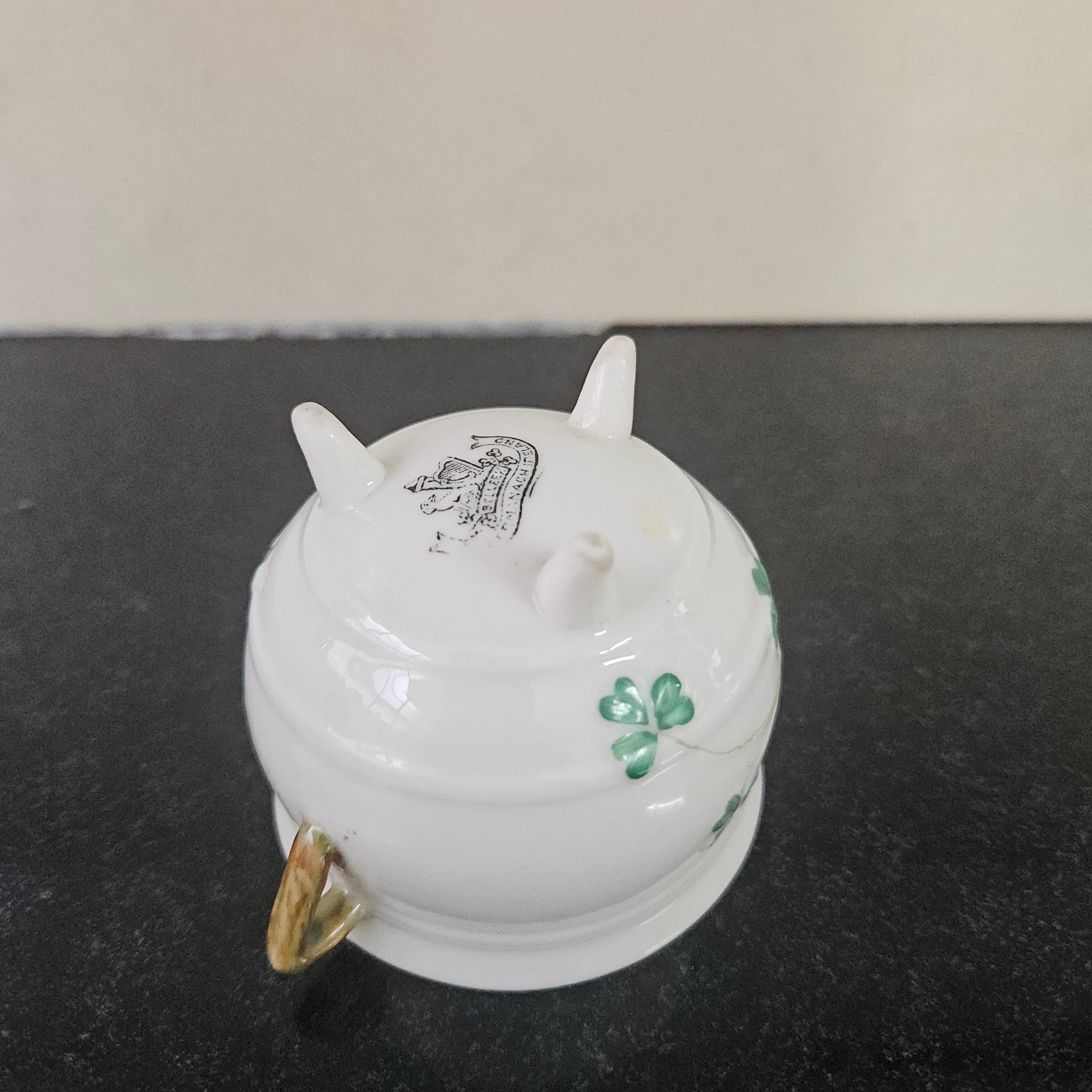 Belleek Small Cauldron Bowl | Antique & Vintage | Moonee Ponds Antiques | Australia Wide Delivery