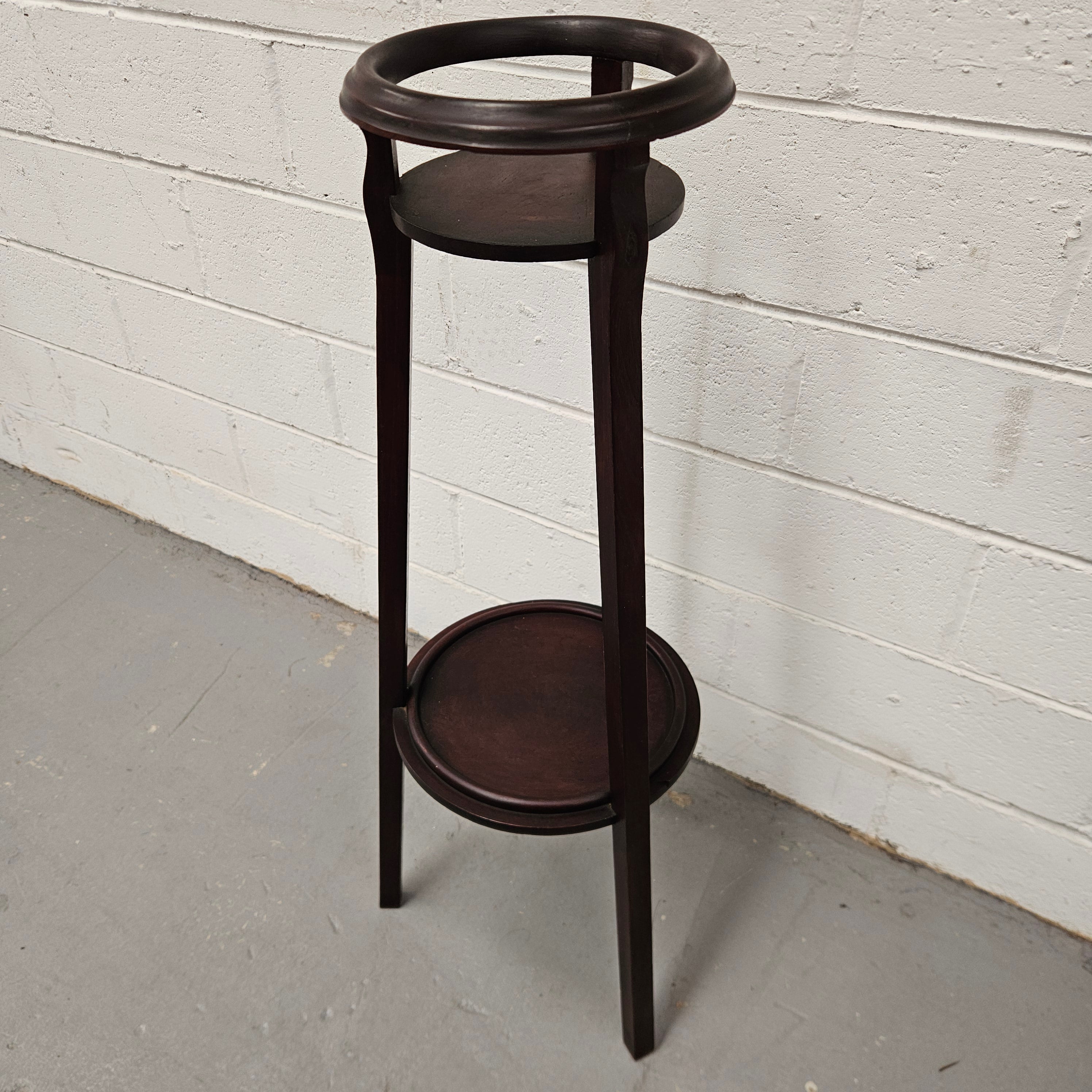 Vintage Mahogany Two Tier Planter Stand | Antique & Vintage | Moonee Ponds Antiques | Australia Wide