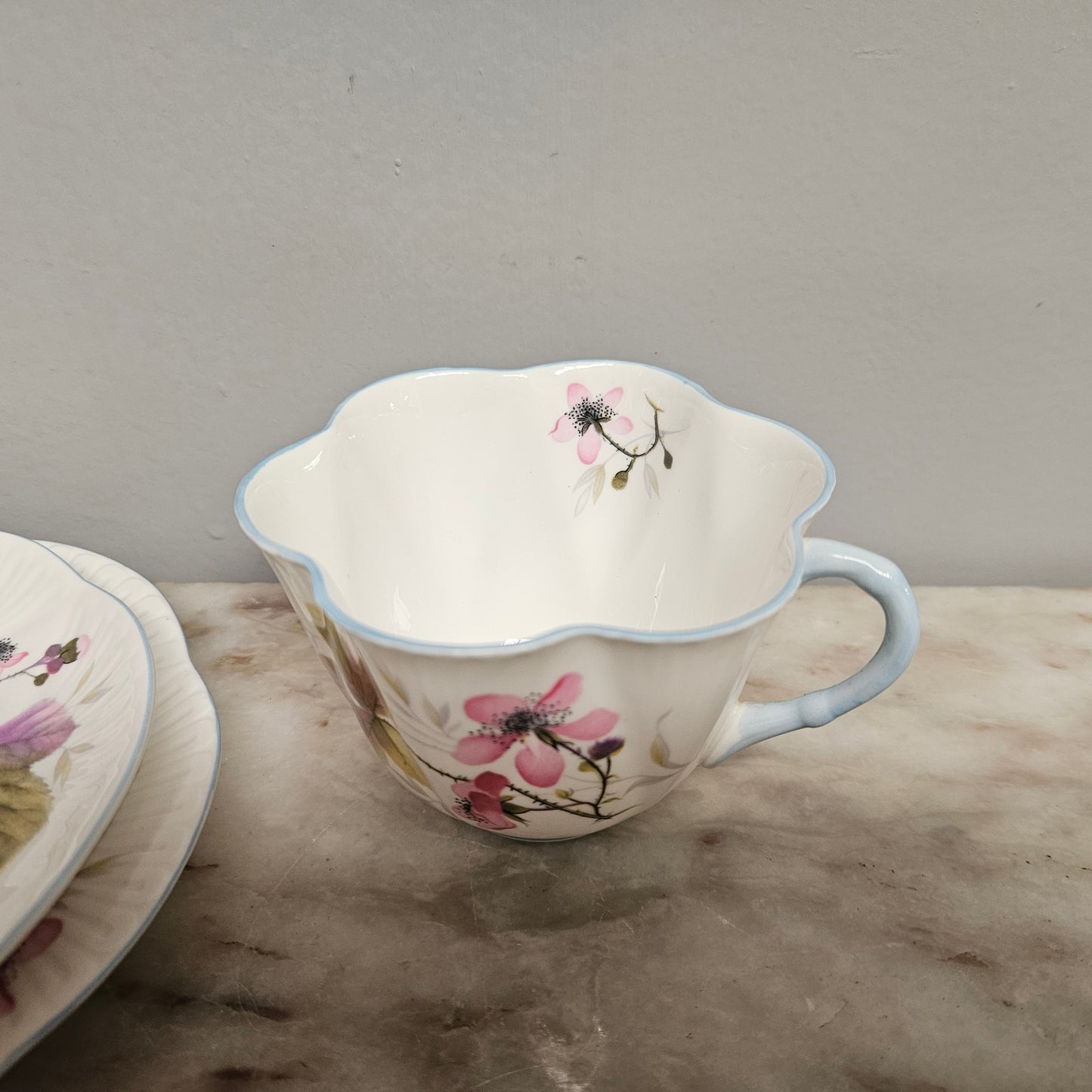 Rare Shelley Bramble Pattern Tea Set