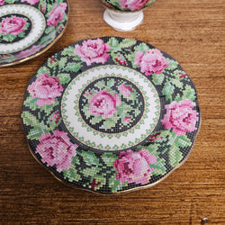 Royal Albert "Needle Point" Trio | Antique & Vintage | Moonee Ponds Antiques | Australia Wide Delivery