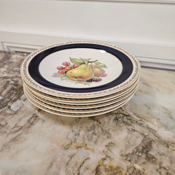 Set of 6 Stunning Crown Ducal Bowls With Fruit Centres | Antique & Vintage | Moonee Ponds Antiques | Australia Wide Delivery