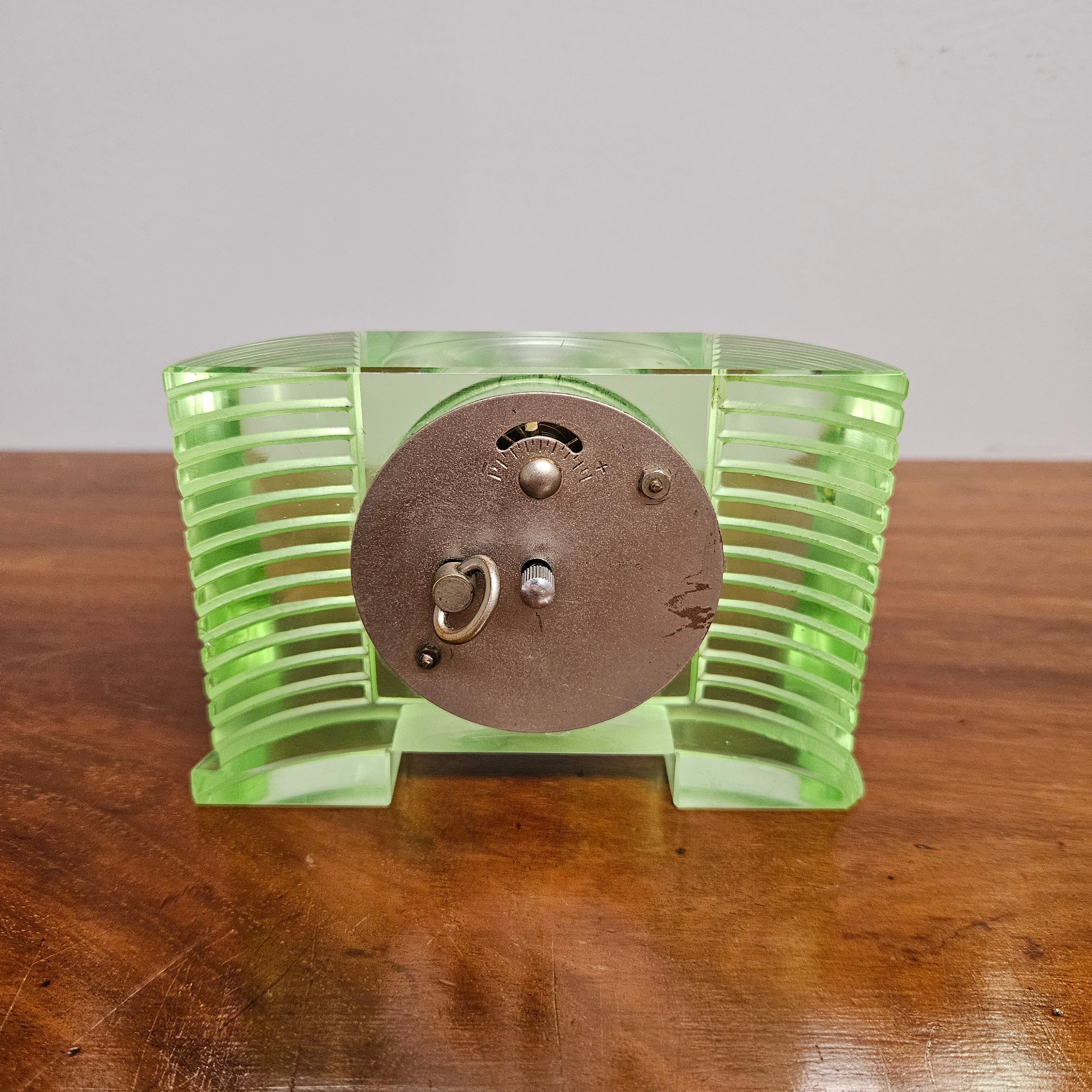 Vintage Uranium Glass Desk Clock | Antique & Vintage | Moonee Ponds Antiques | Australia Wide Delivery