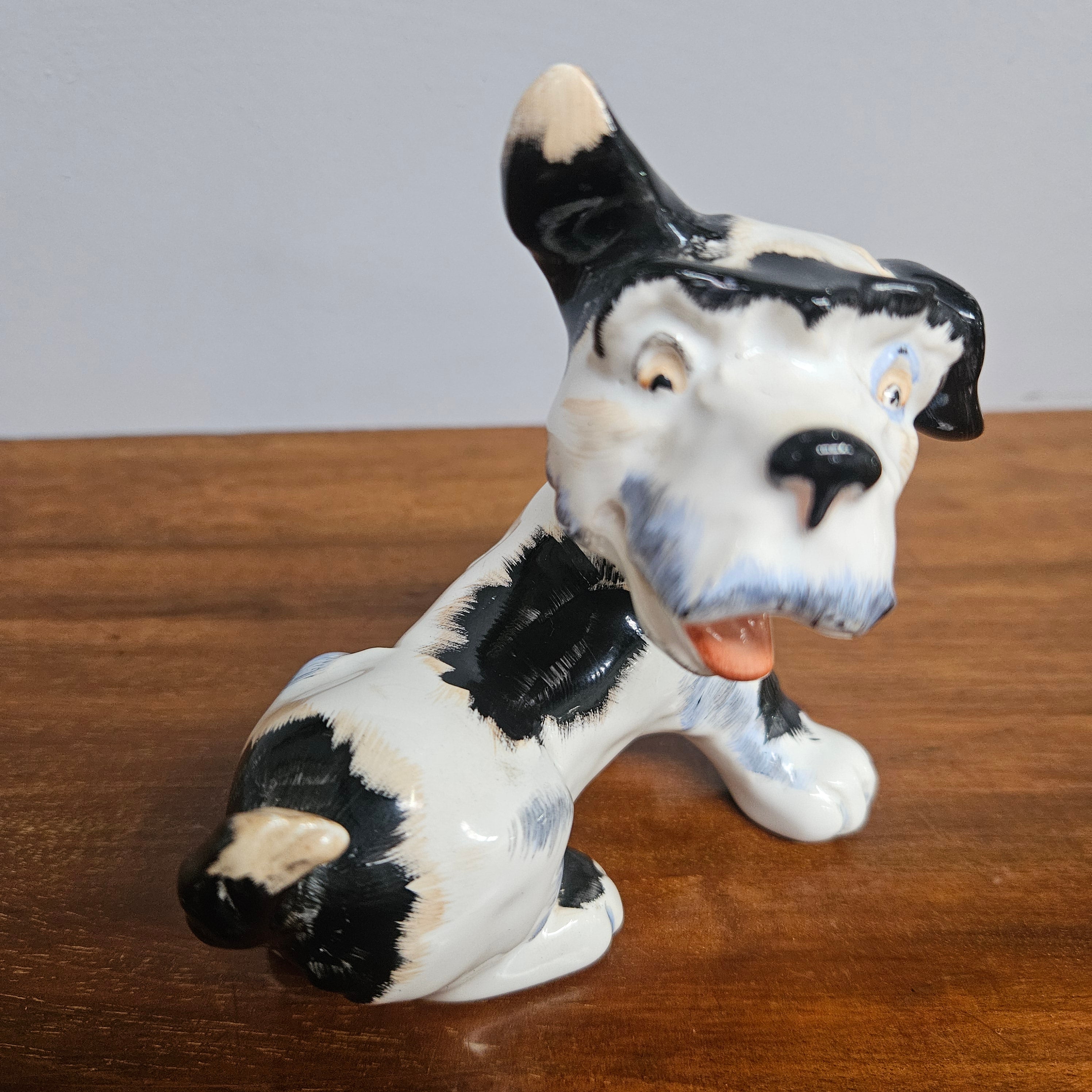 Vintage Wedgwood & Co Hand Painted Terrier Dog | Antique & Vintage | Moonee Ponds Antiques | Australia Wide