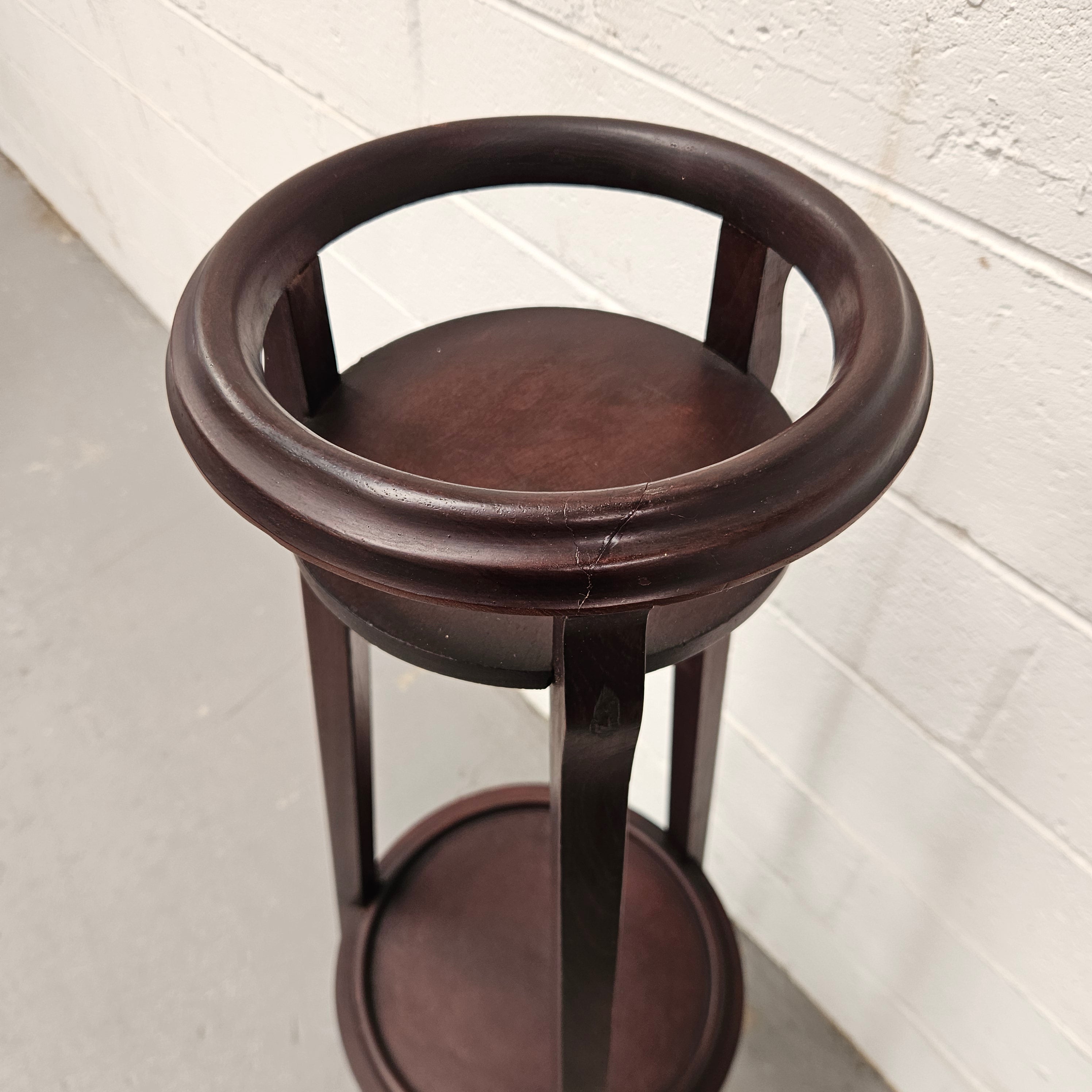 Vintage Mahogany Two Tier Planter Stand | Antique & Vintage | Moonee Ponds Antiques | Australia Wide