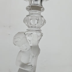 French Baccarat Crystal Hurricane Candle Lamp | Antique & Vintage | Moonee Ponds Antiques | Australia Wide Delivery
