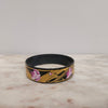 Vintage "Michaela Frey" Black Enamel Gold Tone Bangle / Bracelet | Antique & Vintage | Moonee Ponds Antiques | Australia Wide Delivery