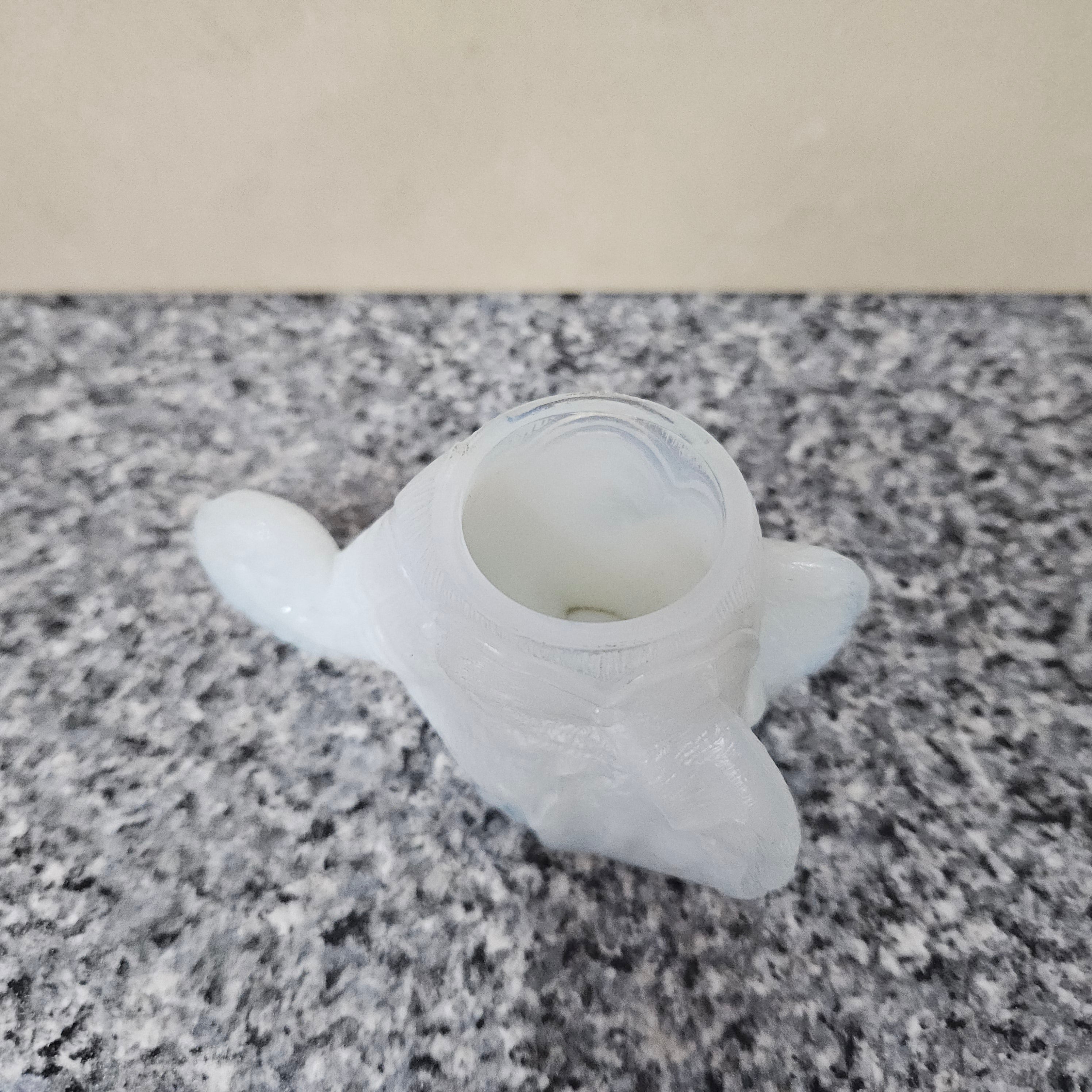 Vintage Opaline Glass Elephant