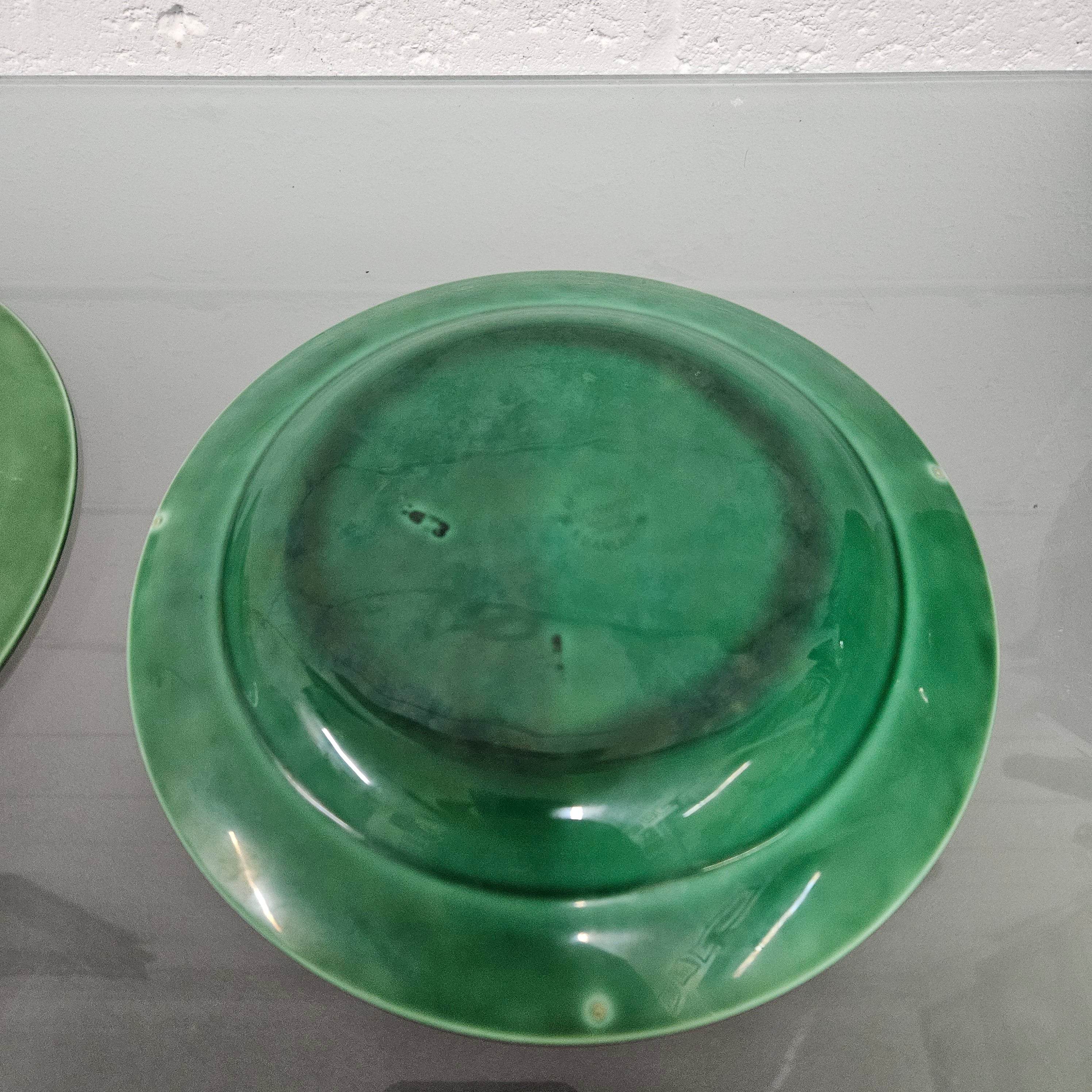 Antique Set of Four Majolica Plates | Antique & Vintage | Moonee Ponds Antiques | Australia Wide Delivery