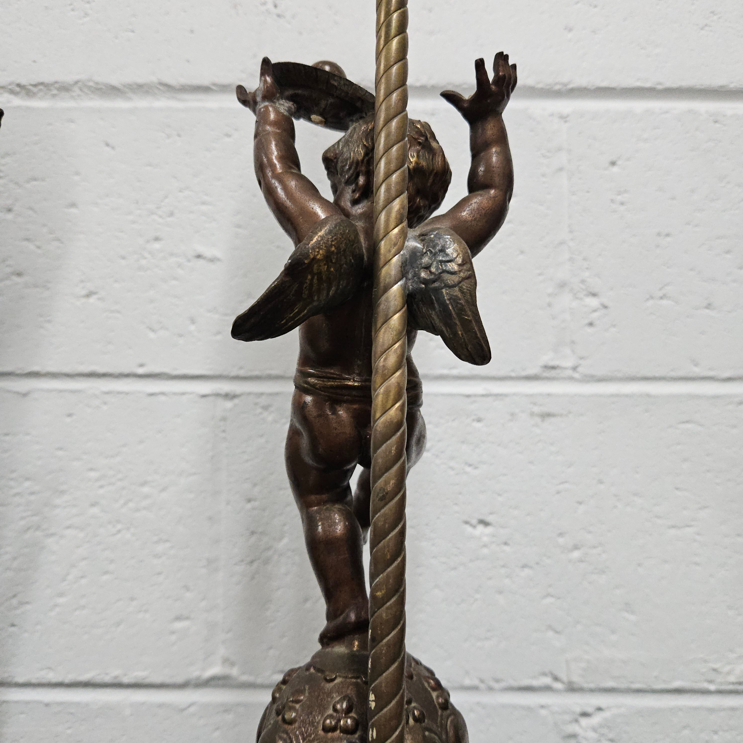 Antique Pair of Decorative Cherub Table Lamps | Antique & Vintage | Moonee Ponds Antiques | Australia Wide Delivery