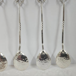 Set of 6 Sargison's (Hobart, Tasmania) Australian Arts & Crafts Sterling Silver Coffee Spoons | Antique & Vintage | Moonee Ponds Antiques | Australia Wide Delivery