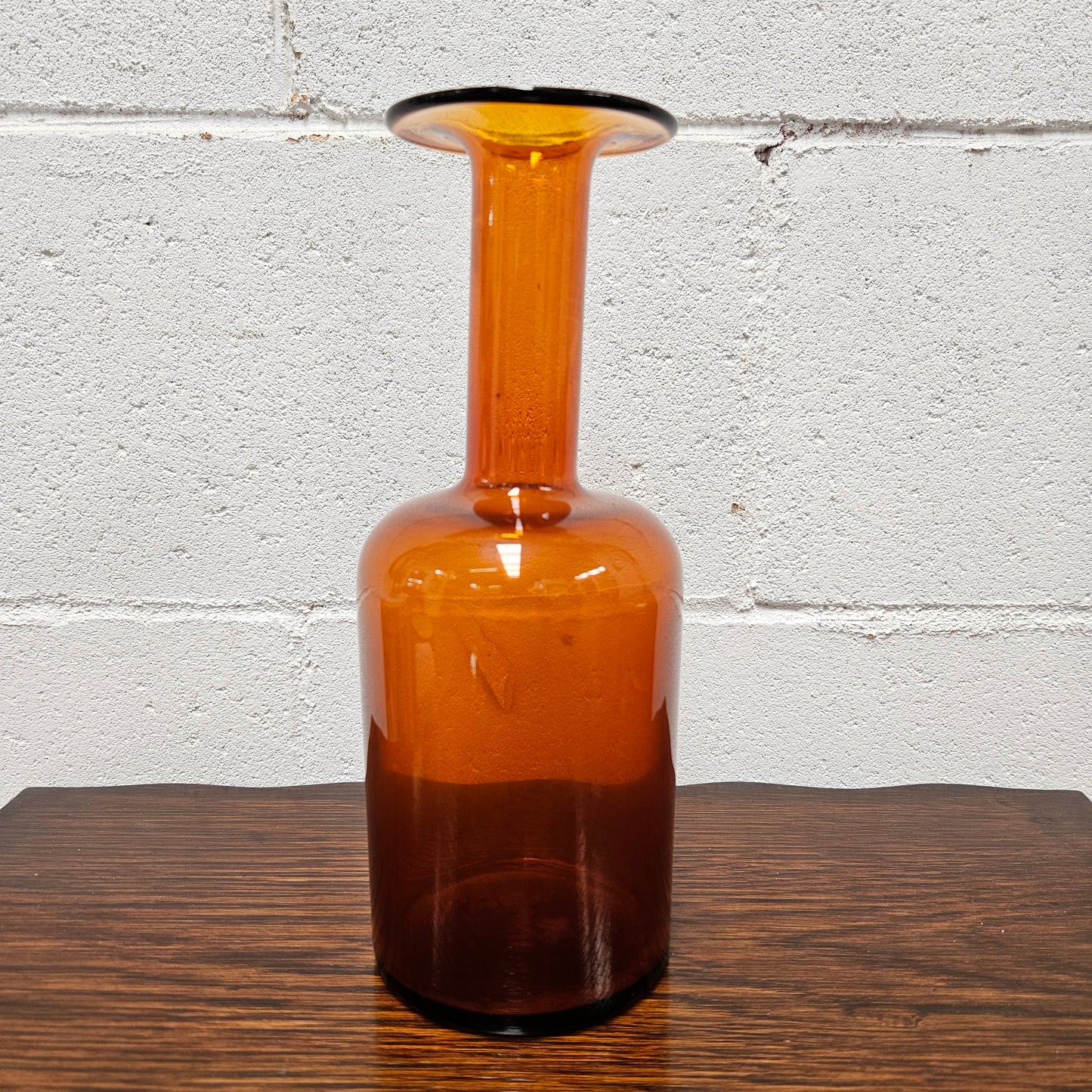 Holmegaard Kastrup Otto Brauer Glass Bottle
