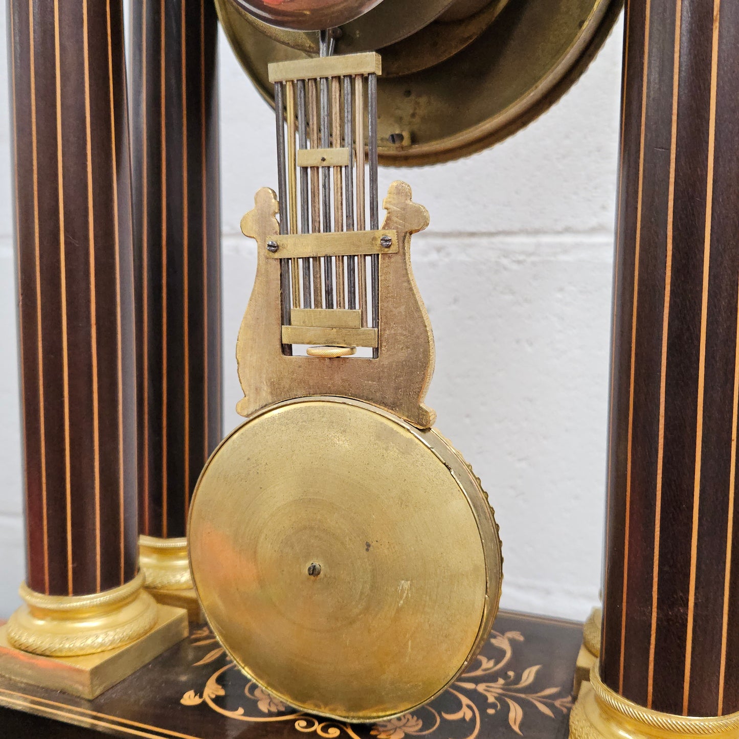 Early 19th Century Charles X Portico Clock