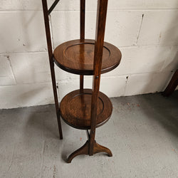 3 Tier Foldable Mahogany Cake Stand | Antique & Vintage | Moonee Ponds Antiques | Australia Wide Delivery