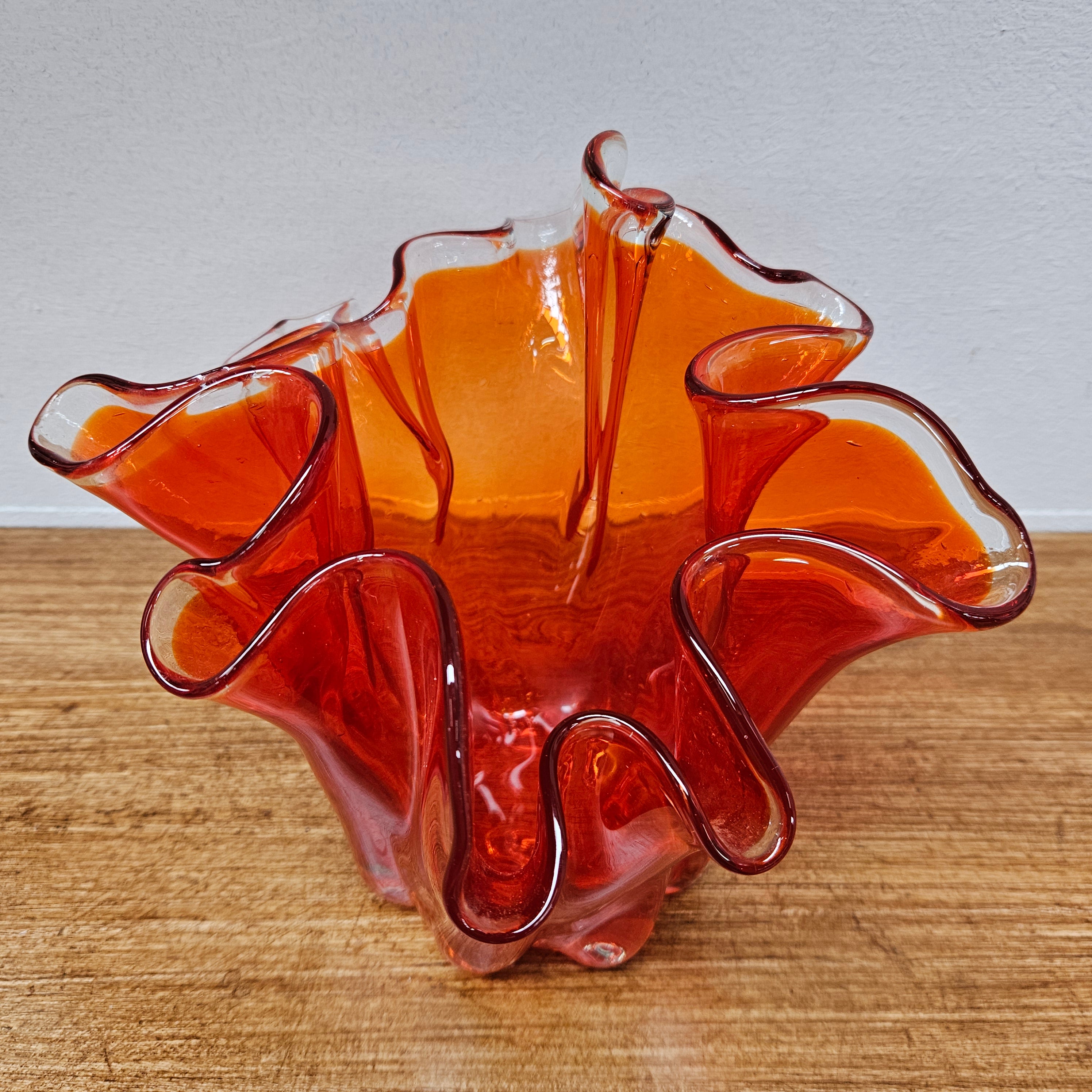 Mid Century Amberina Art Glass Vase | Antique & Vintage | Moonee Ponds Antiques | Australia Wide Delivery